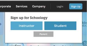 schoology parent page