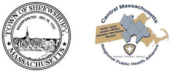 Town of Shrewsbury and Central MA Regional Public Health logos