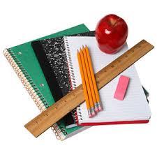 Photo of various types of student school supplies