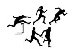 track and field clipart